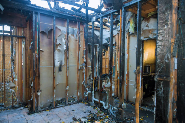 Professional Smoke Damage Restoration technician working in Wayzata, MN